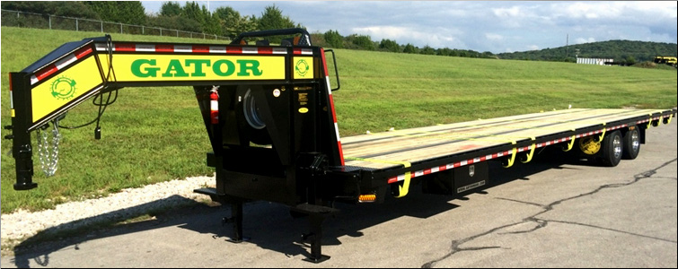 EQUIPMENT TRAILER - TANDEM DUAL GOOSENECK TRAILER FOR SALE  Gibson County, Tennessee